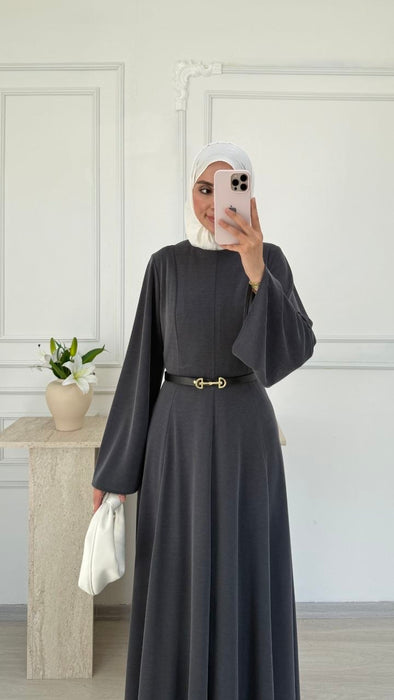 Kleid mit weiten Ärmeln Schwarz