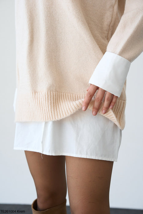 Kleid/Tunika mit Blusendetails